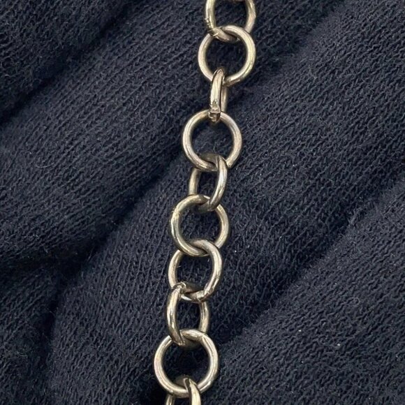 CHANEL Heart Rhinestone Pearl Long Necklace Gold Plated/Rhinestone/Faux Pearl - Picture 10 of 12